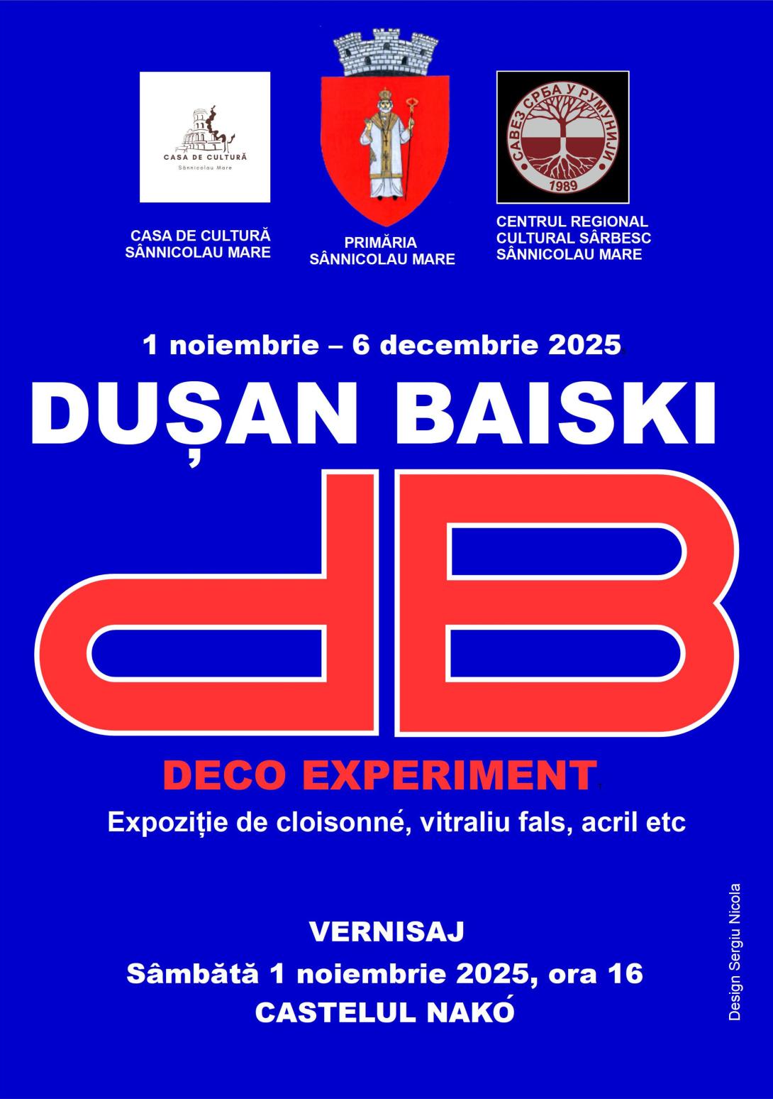 Expoziție personală de artă plastică la Sânnicolau Mare